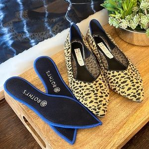 Rothy’s The Point Leopard Print 9.5